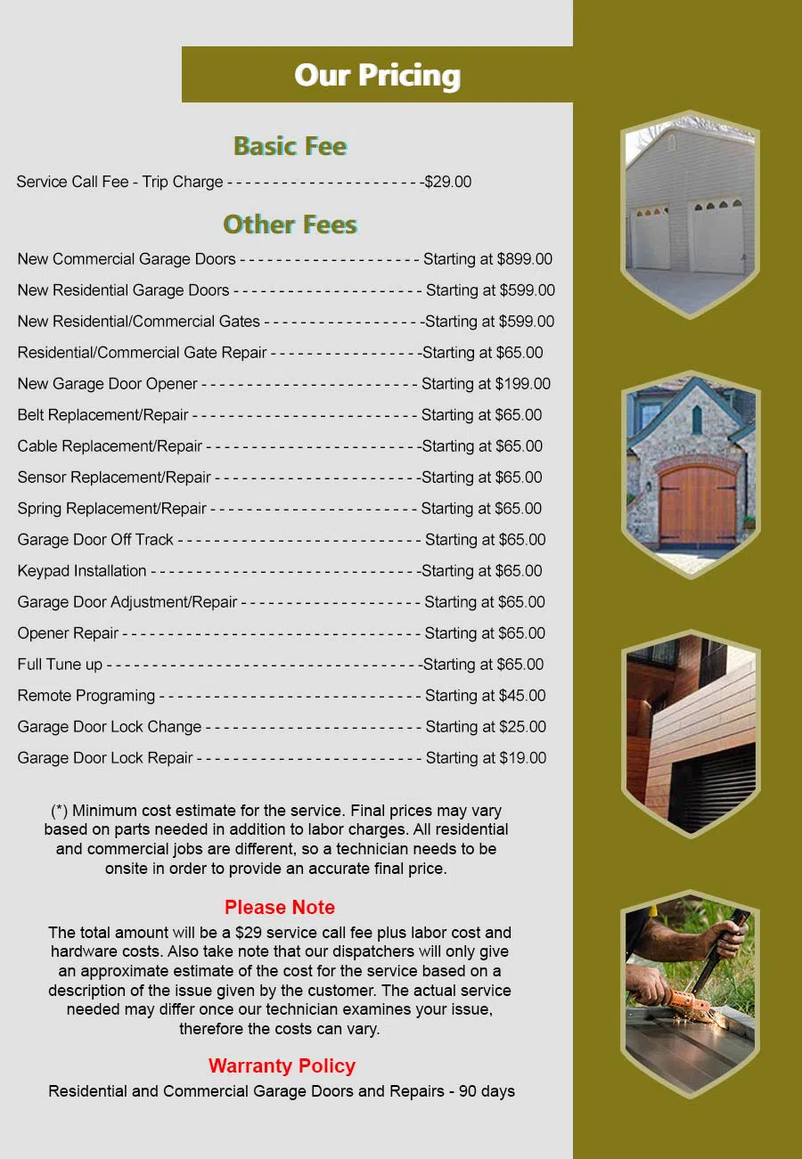 HighTech Garage Doors Glendale, AZ 623-295-3088